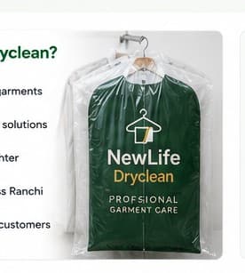 Clean garment protected after finishing